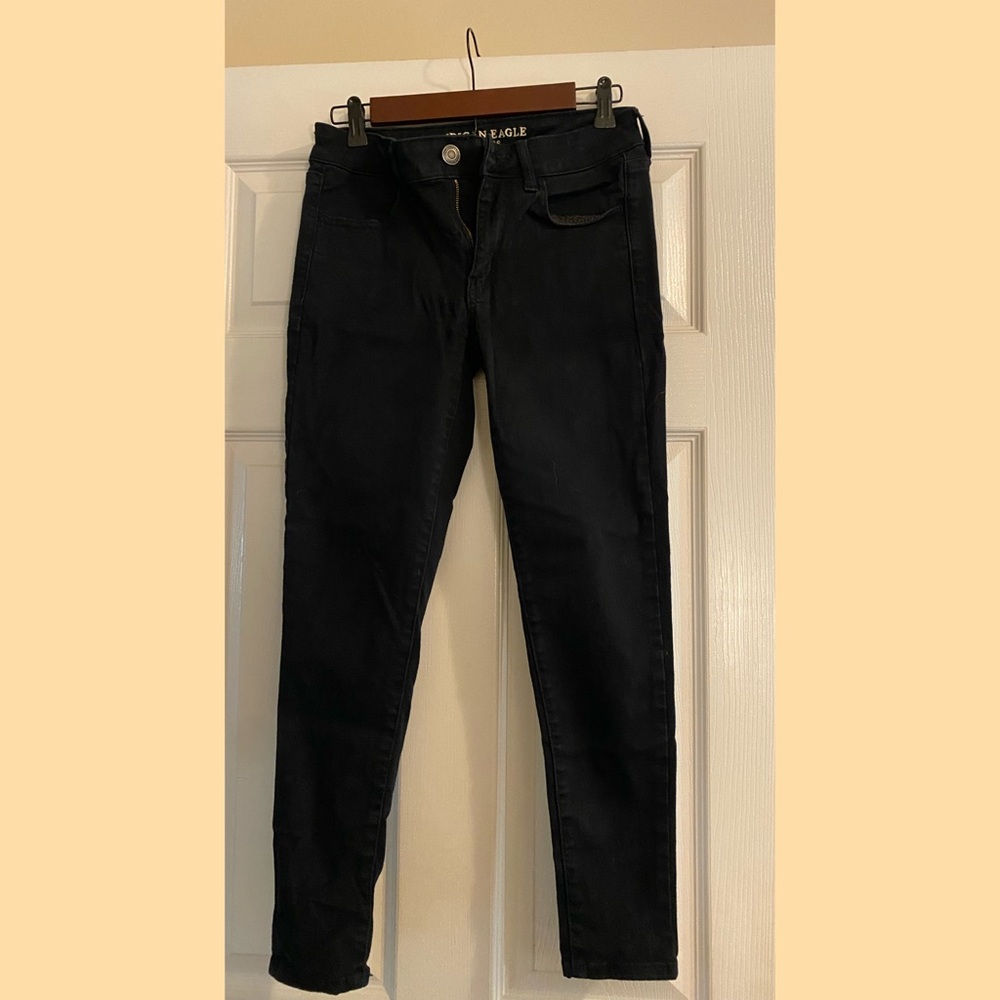 Black American Eagle Jeggings | Size 6S